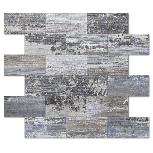 Art3d Peel and Stick Tile Metal Backsplash for Kitchen, Silver Set of 10