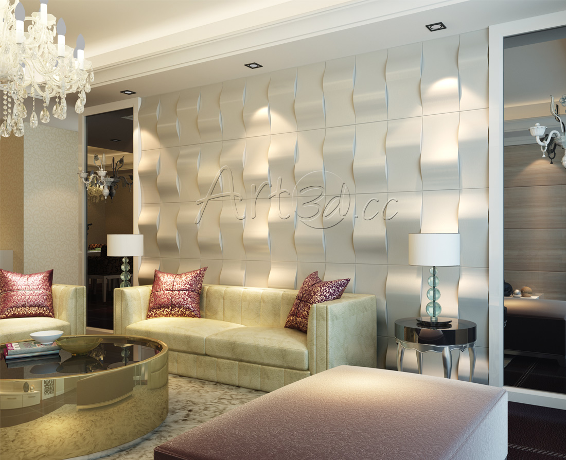 Interior Design Templates - Living Room Wall Panels