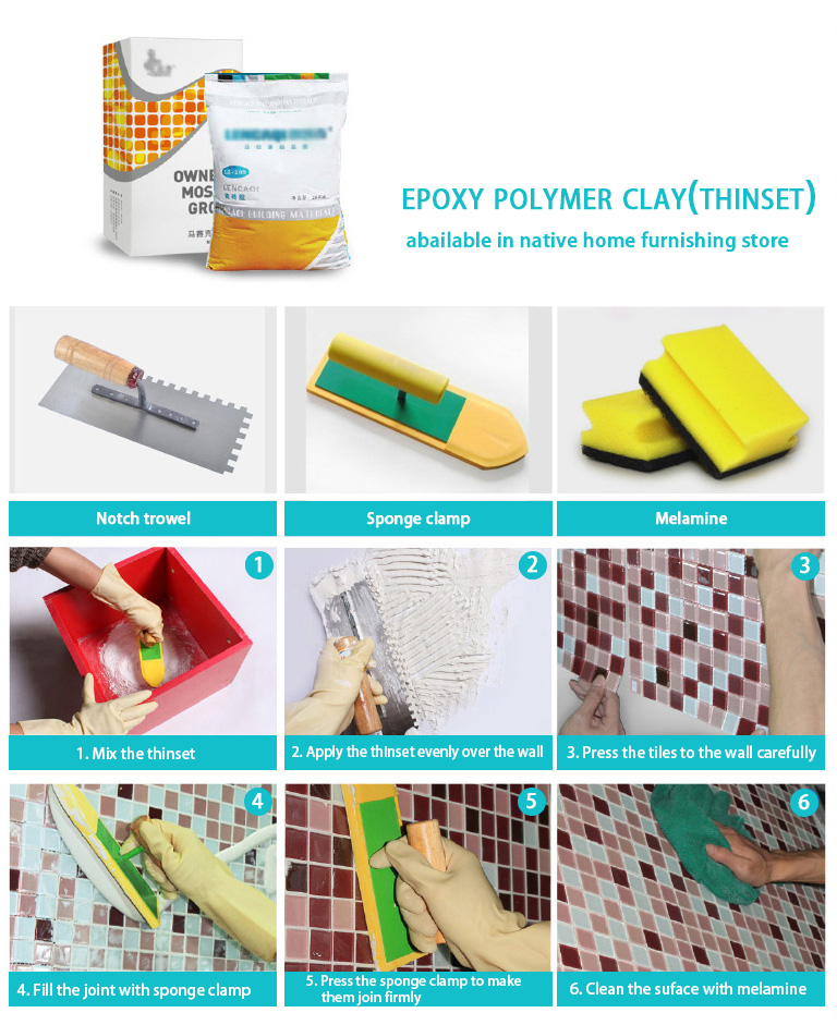 How To Install The Seam Joining Mosaic Wall Tiles (Video)